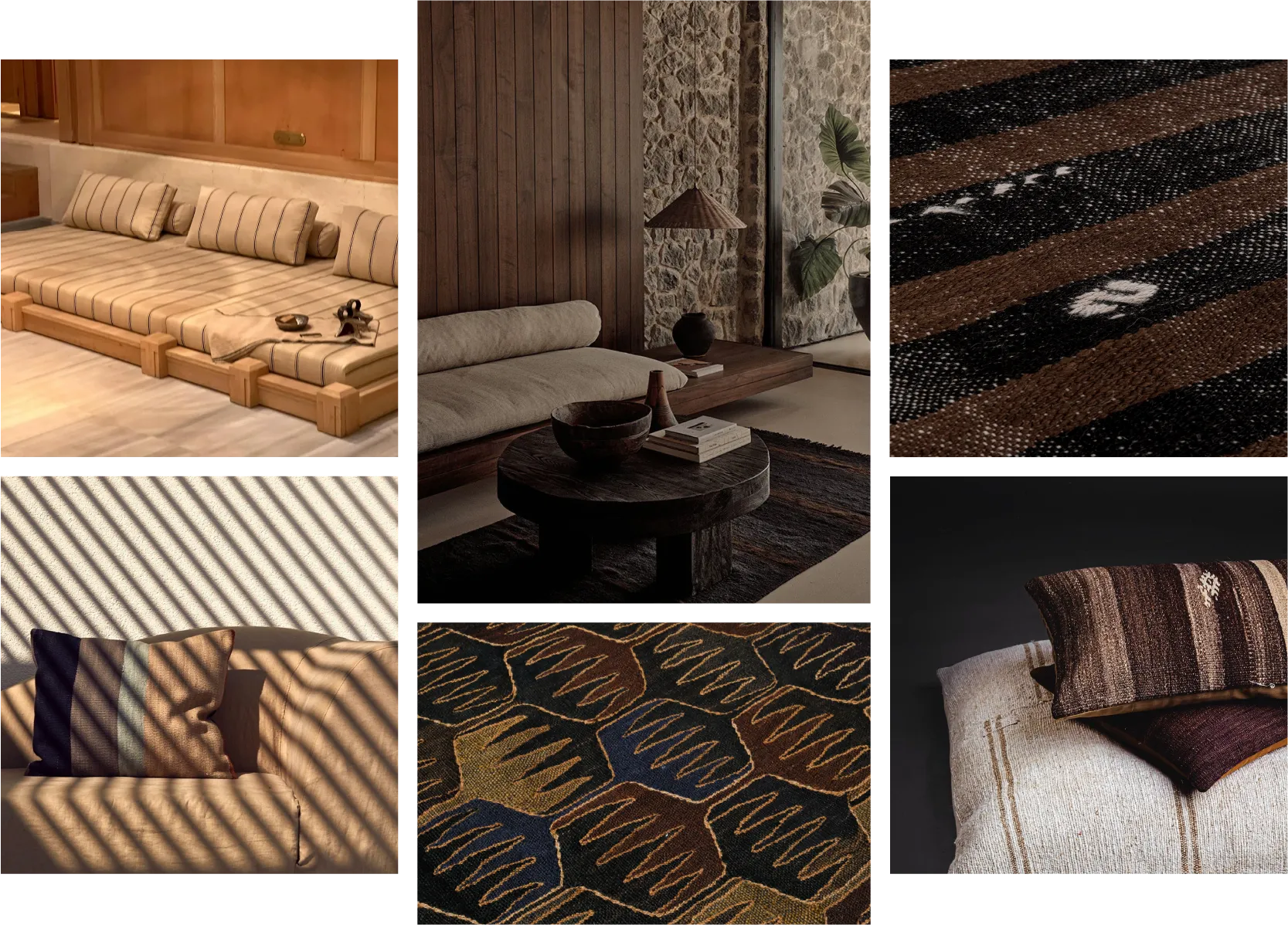 Ethnicloom interior carpet pillow